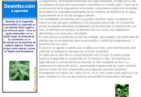 Control de Legionella